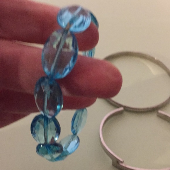 Three vintage bracelets silver and blue* - Picture 5 of 8